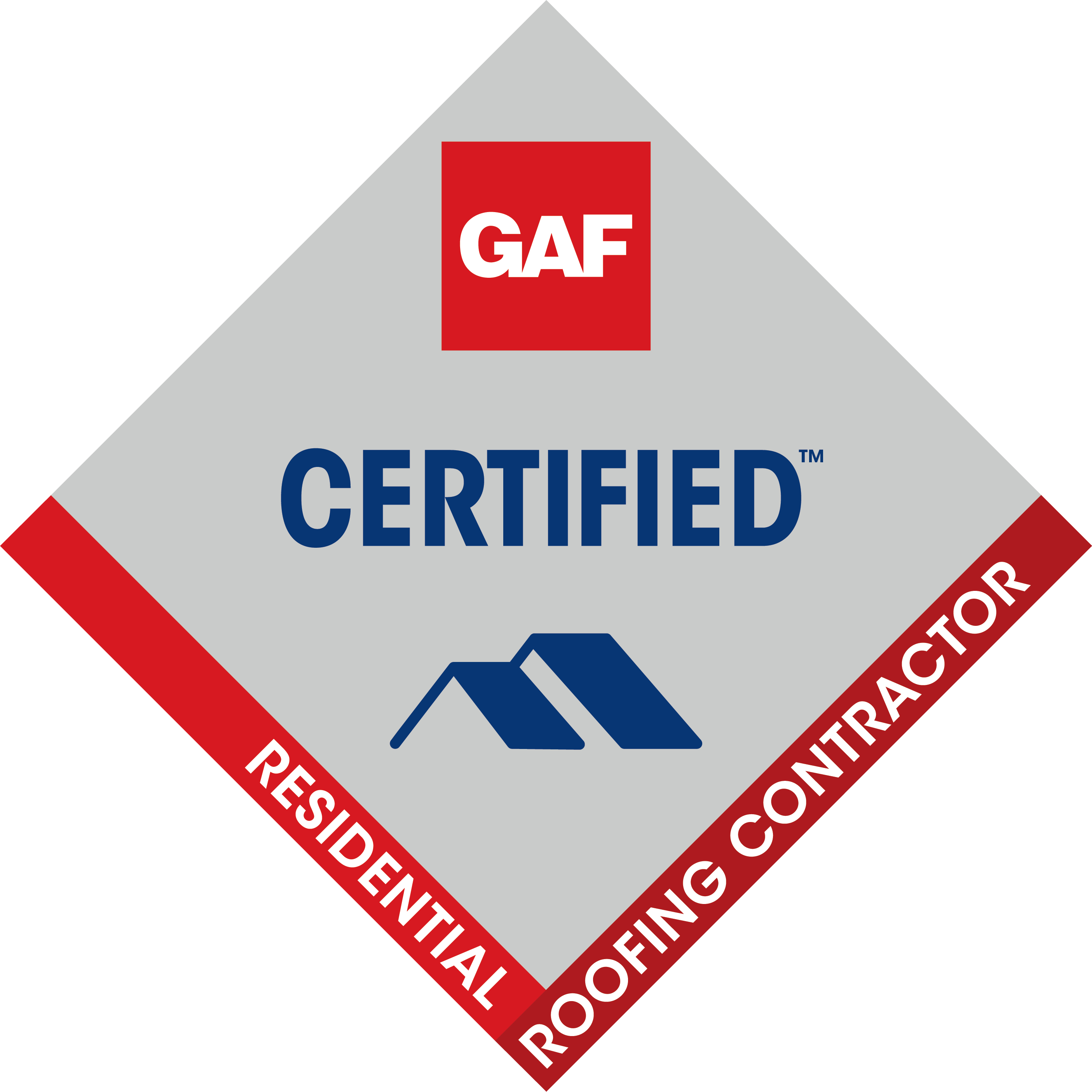 GAF Certified logo